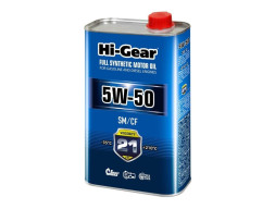 Масло Моторное «Hi-Gear» 5W-50, SM/CF, Синтетическое, 1л (ЧЗ) (HG0550)