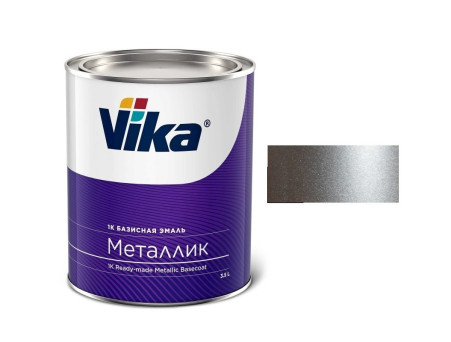 Автоэмаль Базовая «Vika» Металлик, Chevrolet Gan Ice Silver, 750г