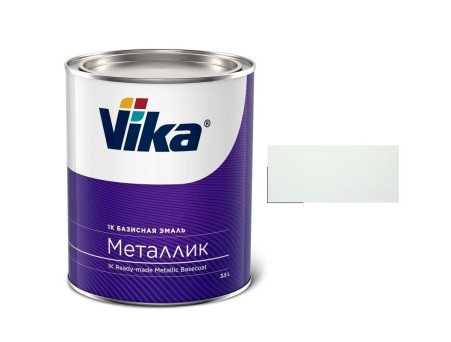Автоэмаль Базовая «Vika» Металлик, Renault Blanc Glacier 369, 750г