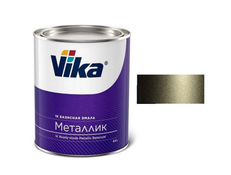Автоэмаль Базовая «Vika» Металлик, Кварц 630, 750г