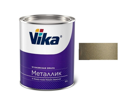 Автоэмаль Базовая «Vika» Металлик, Сильвер, 750г