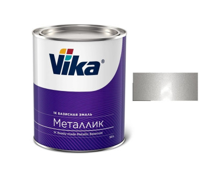 Автоэмаль Базовая «Vika» Металлик, Mercedes 744 Brilliantsilbe, 750г