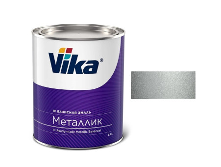Автоэмаль Базовая «Vika» Металлик, Платина 691, 750г