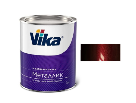 Автоэмаль Базовая «Vika» Металлик, Портвейн 192, 750г