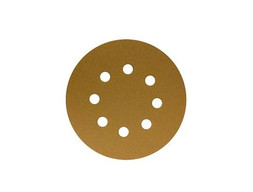 Круг Шлифовальный «Sunmight» Gold B312T, 8 Отверстий, 125мм, Золотистый, P120 (58108)