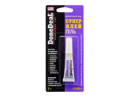 Суперклей Гель «DoneDeal» Универсальный, 2г (DD6601)