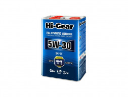 Масло Моторное «Hi-Gear» Энергосберегающее, 5W-30 SM/CF, Синтетическое, 4л (HG0034)
