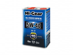Масло Моторное «Hi-Gear» Универсальное, 5W-40 SN/CF, Синтетическое, 4л (HG0544)