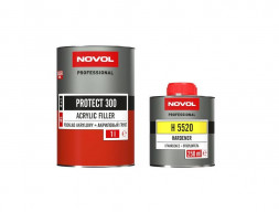 Грунт Акриловый «Novol» Protect 300 4+1 с Отвердителем, Желтый 1л (37001)