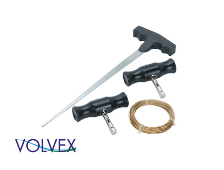 Набор для Демонтажа Стекол «Volvex» Четыре Предмета - Ручки, Шило, Струна