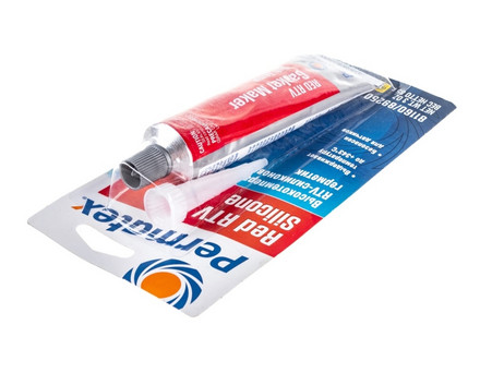 Герметик Термостойкий «Permatex» RTV Red Silicone, Красный, 85г (81160)