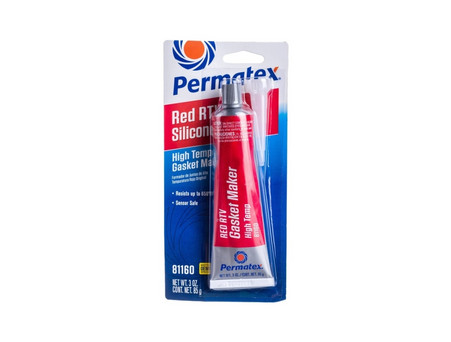 Герметик Термостойкий «Permatex» RTV Red Silicone, Красный, 85г (81160)