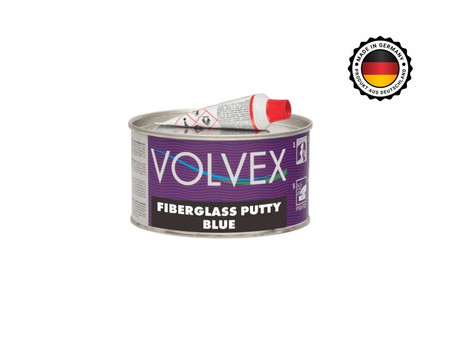 Шпатлёвка со Стекловолокном «Volvex» Fiberglass Putty Blue 1кг