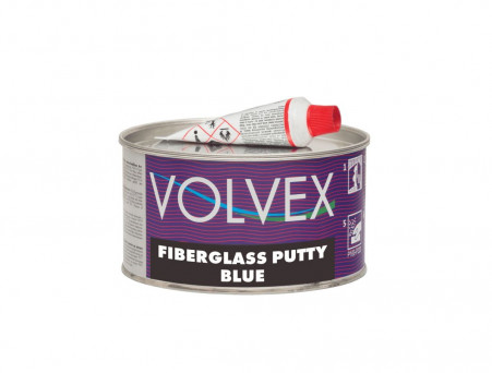 Шпатлёвка со Стекловолокном «Volvex» Fiberglass Putty Blue 1,8кг