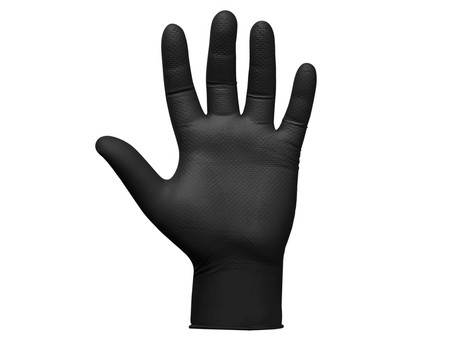 Нитриловые Перчатки «Jeta Safety» JSN Natrix-B 290 Одноразовые, Нескользящие, Чёрные XXL (050NATRIX290-BL-11-XXL)