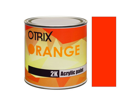 Автоэмаль Акриловая «Otrix» 2к Orange Paint, Оранжевая, 750г