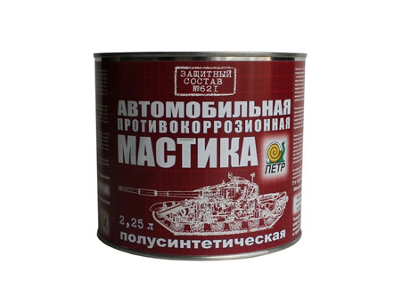 Полусинтетическая Мастика «Пётр» 621, Антикоррозийная, 2,25л (621PS225L)