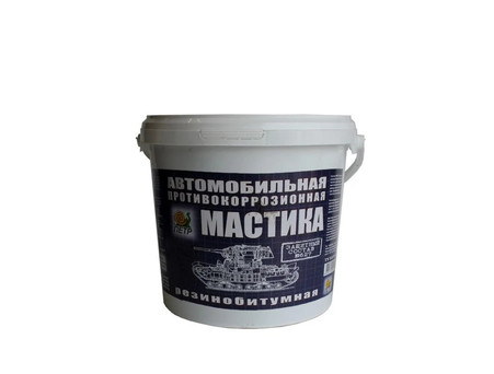 Полусинтетическая Мастика «Пётр» 627, Резинобитумная, 4л (627RB4L)