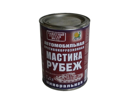 Минеральная Мастика «Пётр» 631 Рубеж, Антикоррозийная, 1л (631RYB1L)