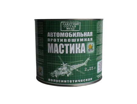 Полусинтетическая Мастика «Пётр» 642, Противошумная, 2,25л (642PRSH225L)