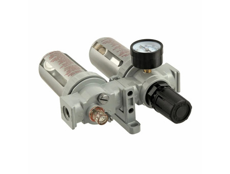 Фильтр Влагоотделитель «Volvex» с Манометром и Лубрикатором, Воздушный Редуктор (AFRL-80)