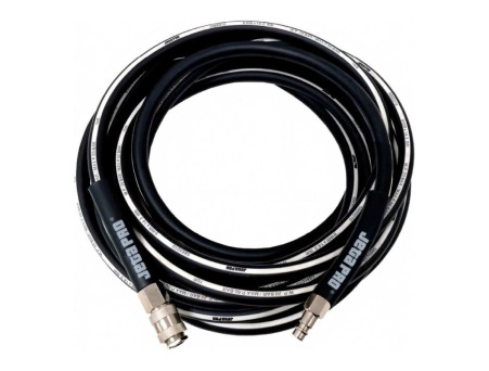 Шланг Гибкий «Jeta Pro» ПВХ с Фитингами, Чёрный, 60bar, M-1/4