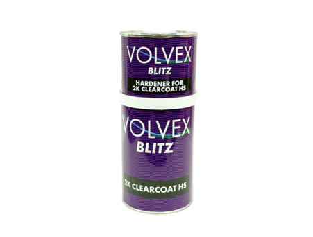 Лак Акриловый «Volvex» 2К Blitz Clear HS 2:1 с Отвердителем, 1л