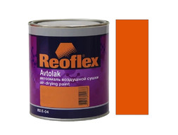 Автоэмаль Алкидная «Reoflex» 1к RX E-04 Air-Drying Paint, Оранжевая, 750мл