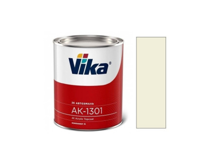 Автоэмаль «Vika» АК-1301 2К, Акриловая, Белая 201, 850г