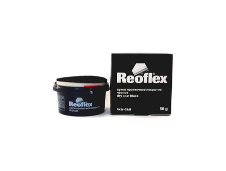 Проявочное Покрытие «Reoflex» RX N-03 Dry Coat с Аппликатором, Сухое, Чёрное, 50г