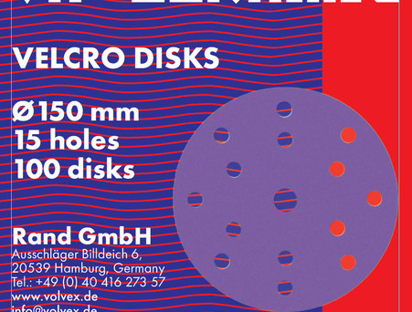 Шлифовальный Круг «Volvex» VX-Ceramic, 150мм, 15 Отверстий, P240