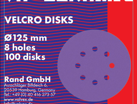 Шлифовальный Круг «Volvex» VX-Ceramic, 125мм, 8 Отверстий, P320