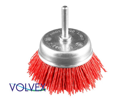 Кордщетка Чашеобразная «Volvex» VX-12001, Синтетическое Волокно, 1/4, 50мм