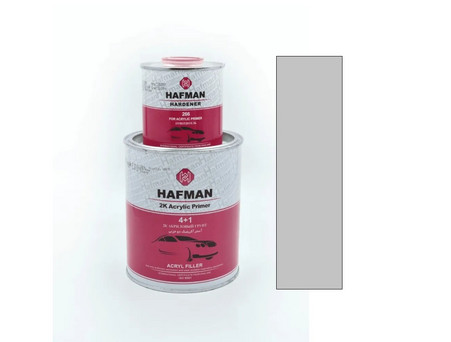 Грунт-Наполнитель «Hafman» 266 2к Acrylic Filler Primer 4+1 с Отвердителем, Серый, 1л (HAFGR266.1)
