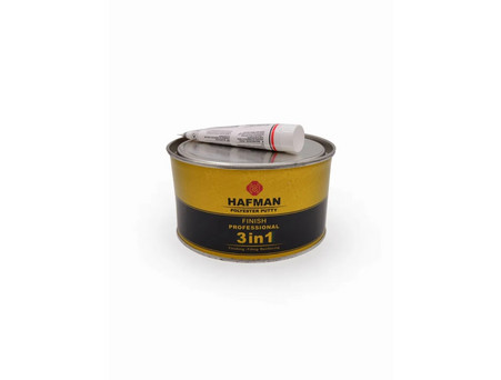 Шпатлёвка Универсальная «Hafman» 3в1 Polyester Putty UNI, 1,65кг (HAF3IN1UNI1.6)