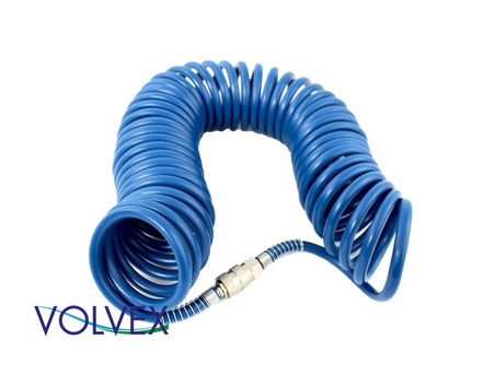 Шланг Спиральный «Volvex» Полиуретановый, Фитинги 8x12мм, 10м