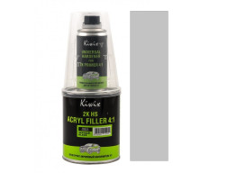 Грунт Акриловый «Kiwix» 2К HS 4:1 с Отвердителем, Серый, 800мл (KW2101)