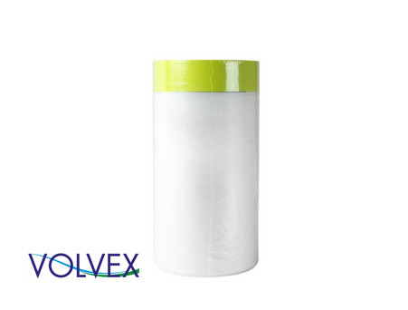 Укрывная Пленка «Volvex» VX, с Маскирующей Лентой, 1400мм, 33м
