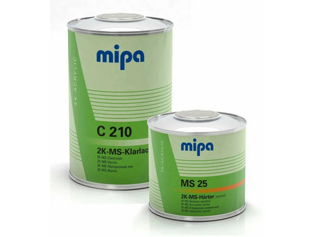 Акриловый Лак «Mipa» 2к MS Klarlack C210 с Отвердителем, 1л (232720000)