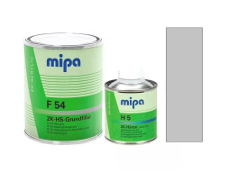 Грунт-Наполнитель «Mipa» F54 2K HS 4:1 Grundfille с Отвердителем, Серый, 1л (2288100021S)