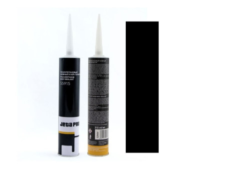Герметик Шовный «Jeta Pro» Полиуретановый, Картридж, Черный, 310мл (55915B)