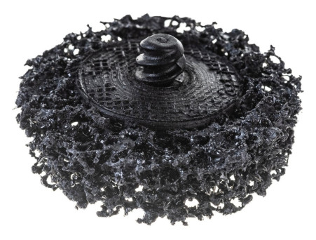 Круг Зачистной «Volvex» VX C&S-2-1-50 Коралл, Roloc, Чёрный, Мягкий, 50мм