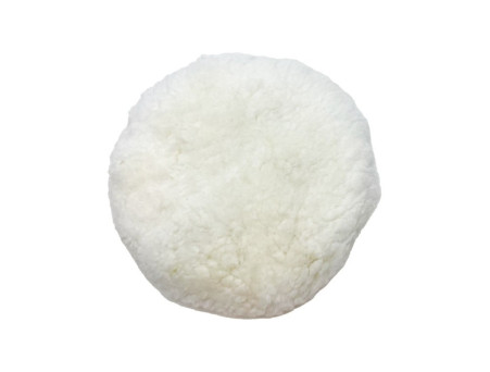 Круг Полировальный «Volvex» Овечья Шерсть, Липучка, Белый, 150мм