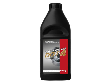 Тормозная Жидкость «Дзержинский» DOT-4, Синтетическая, 910мл (ЧЗ) (800720)