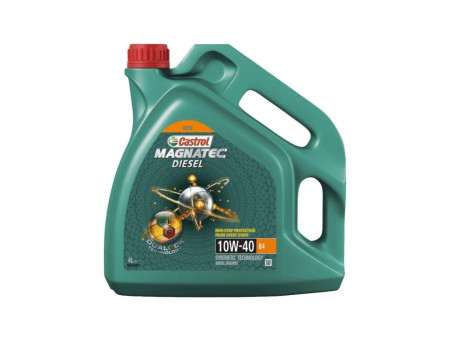 Масло Моторное «Castrol» Magnatec Diesel 10W-40 B4, Полусинтетическое, 4л (ЧЗ) (15CA30)